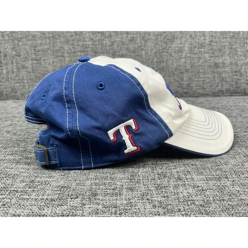 Titleist Texas Rangers 47 Brand Hat Blue White Adjustable Strapback Golf Cap